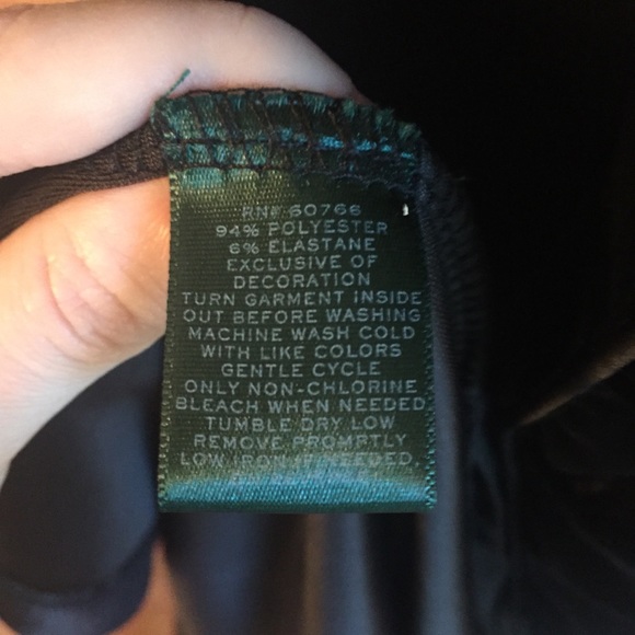 Lauren Ralph Lauren black velvet robe Medium - Picture 5 of 8